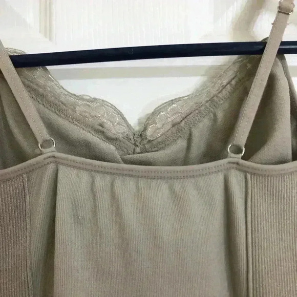 Poof! Nude Fitted Camisole  Tank Top Size Small - Picture 11 of 16